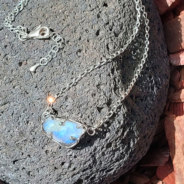 Moonstone necklace 2